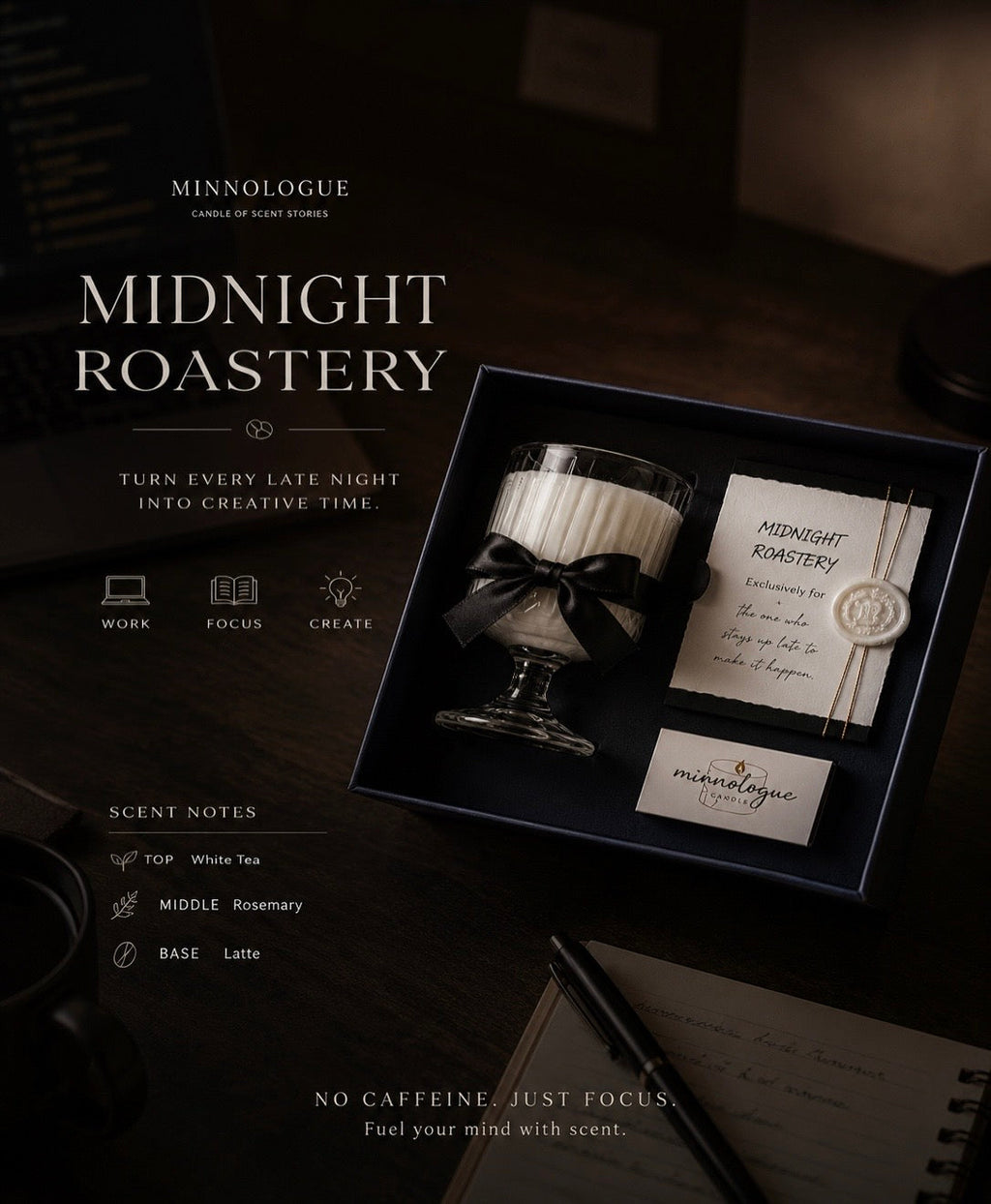 Midnight Roastery | Coffee-Inspired Soy Candle
