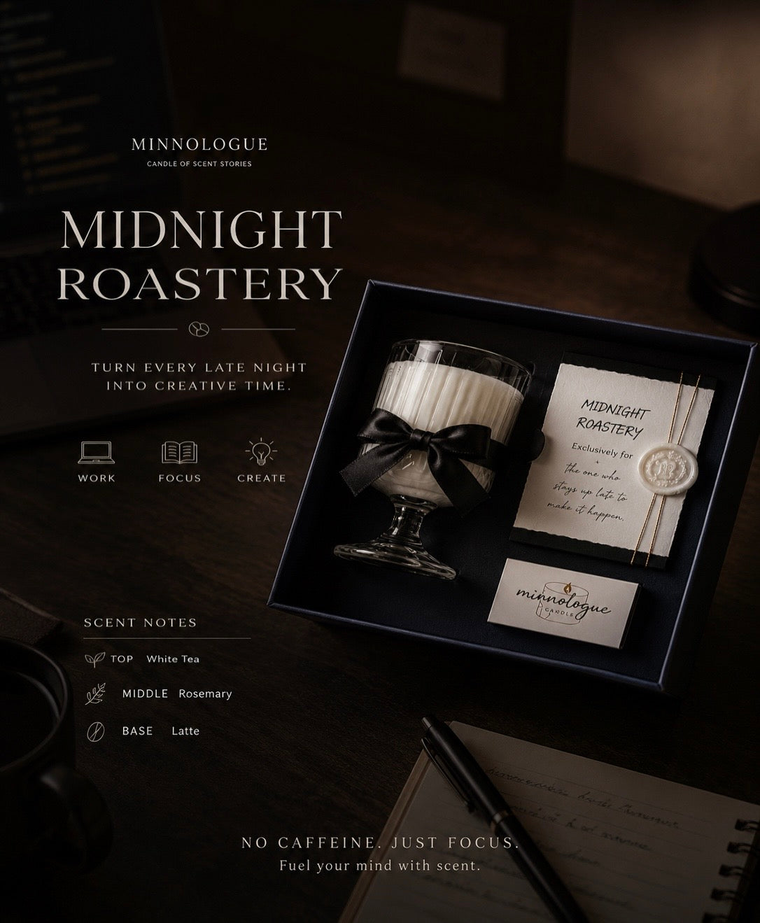 Midnight Roastery | Coffee-Inspired Soy Candle