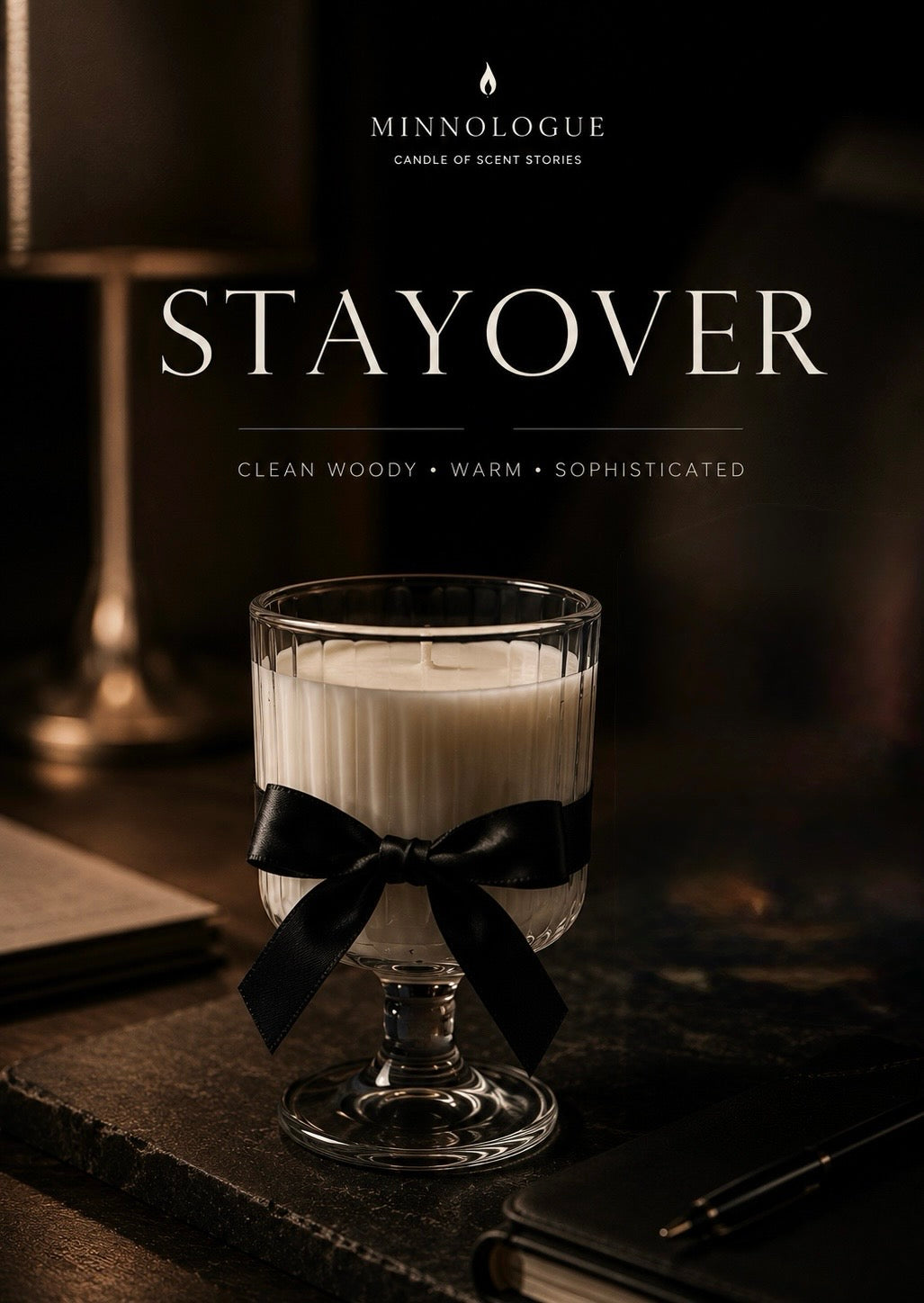 Stayover | Warm Woody Soy Candle ⭐